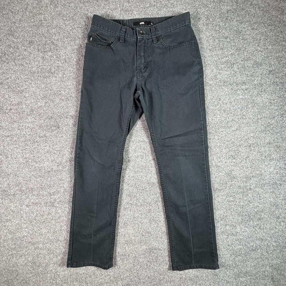 Vans Jeans Men's 28x28 Black Cotton Denim Straight Workwear Travel Stretch Skate